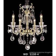 High Class Glorious Crystal Brass Restaurant Pendant Lamps Decoration